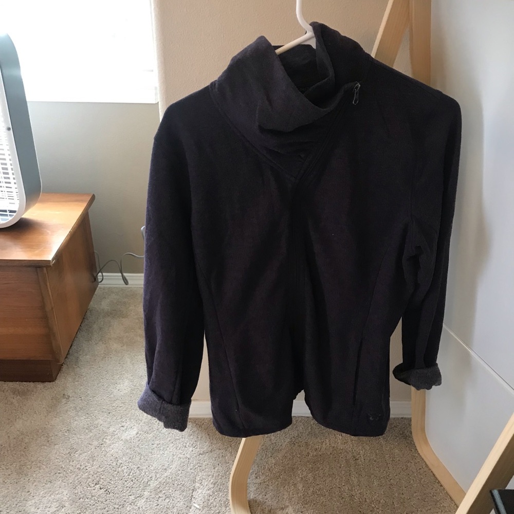 purple jacket